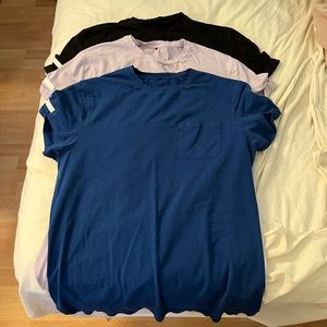 Alphalete Evo Pocket Tees Size Large Bundle